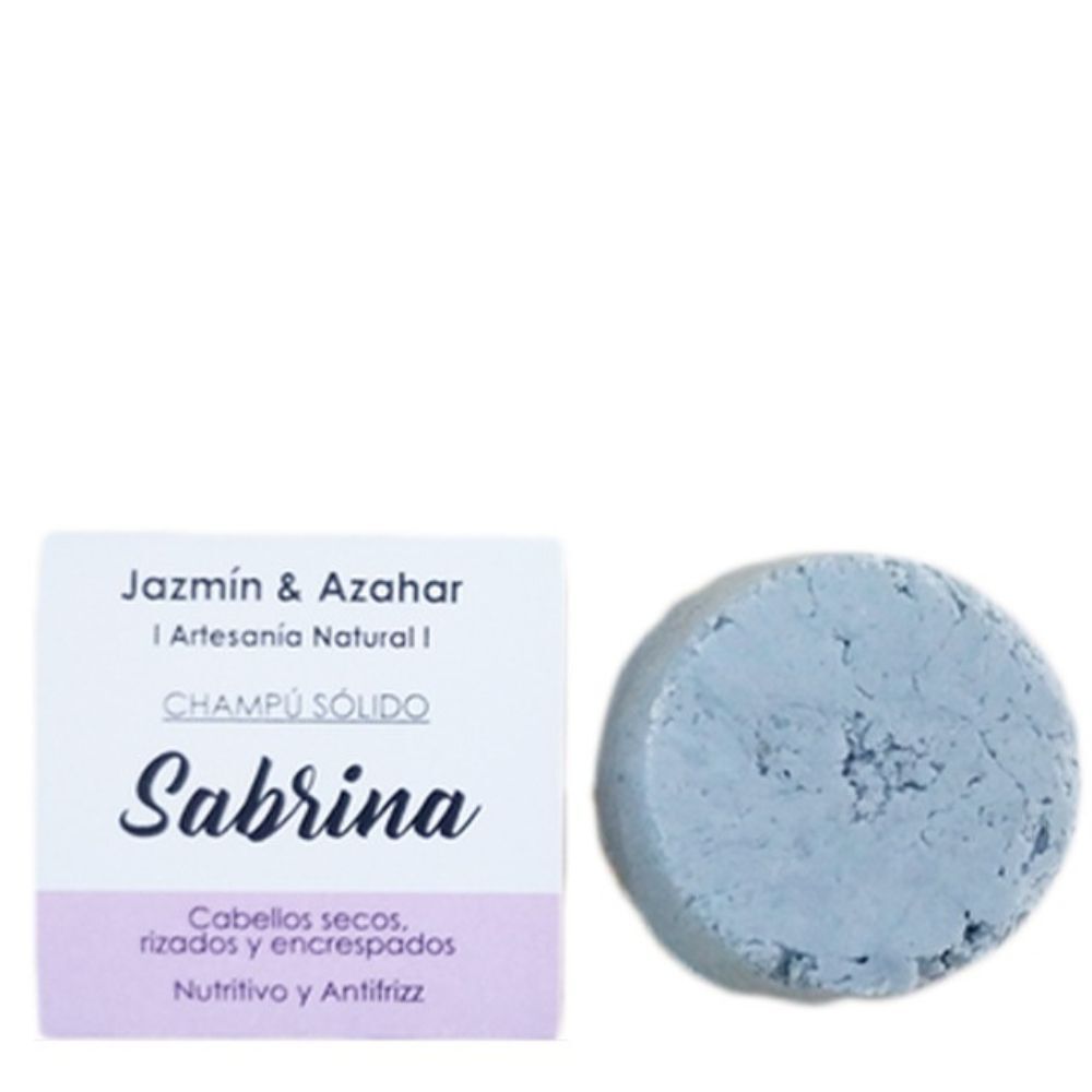 Champú Sólido Sabrina Para Cabello Seco, Rizado Y Encrespado Jazmín & Azahar 100g_0