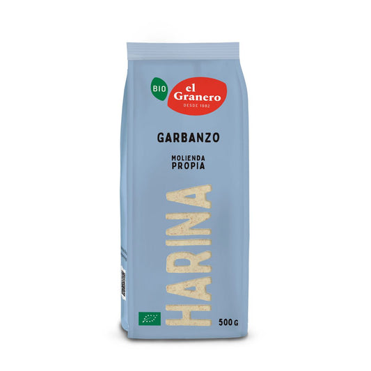 Farinha de grão-de-bico biológica El Granero, 500 g 