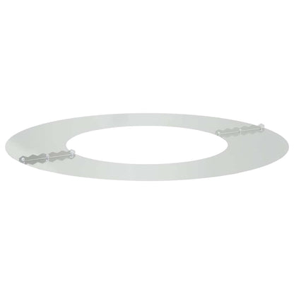 Adecuado Para Anillos De Árbol Plano 5 Uds. Plateado Ø40/70 Cm_3