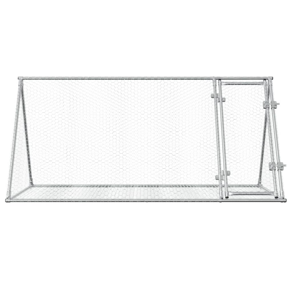 Conejera Acero Galvanizado Plateado 200x105x91 Cm_4