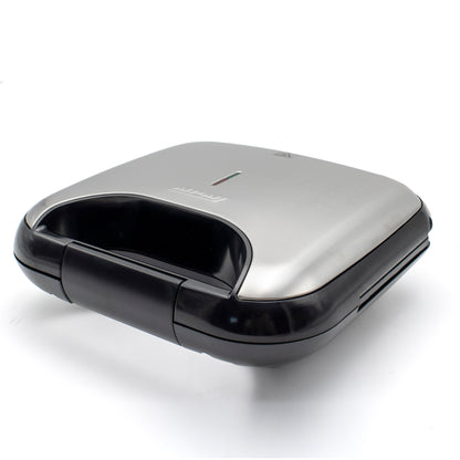 Sandwichera, 2 Sandwiches, Placas Antiadherentes, Tostado Perfecto, Acero Inoxidable, Compacta Mpm Mop-19m 750w_0