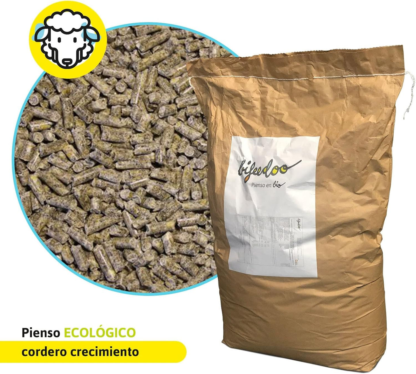 Pienso ECOLÓGICO para Corderos 20kg - Alimentación Natural y Nutritiva Pienso para Corderos con Ingredientes de Calidad_4