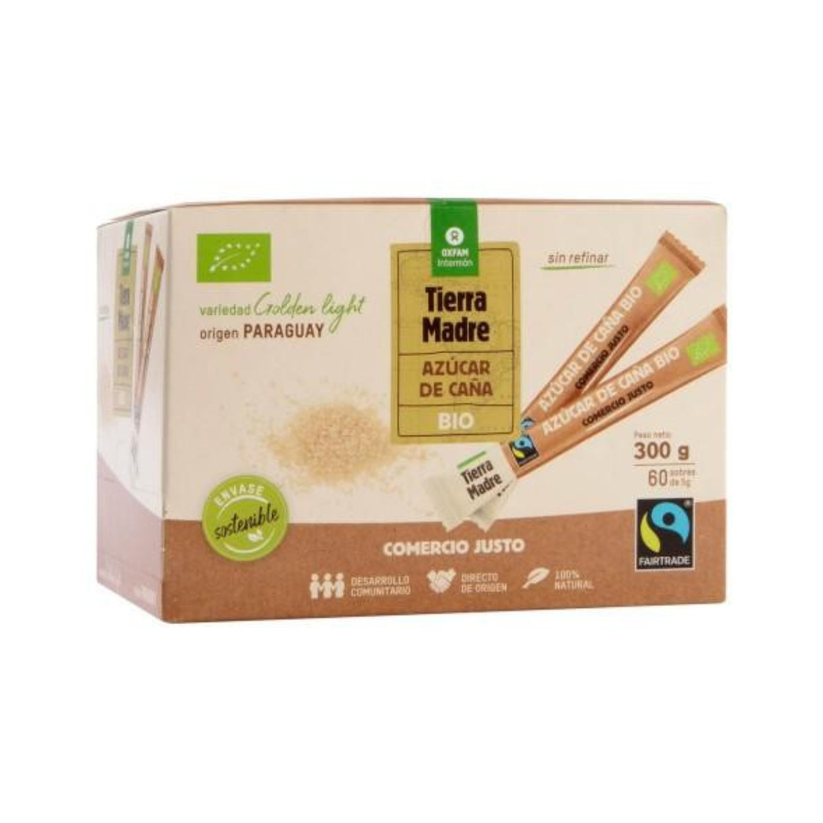 Açúcar de cana biológico monodose Tierra Madre 60 monodose