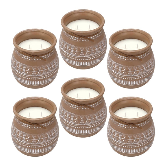Well Home - Pack 6 Velas Aromática Envase De Cemento_0