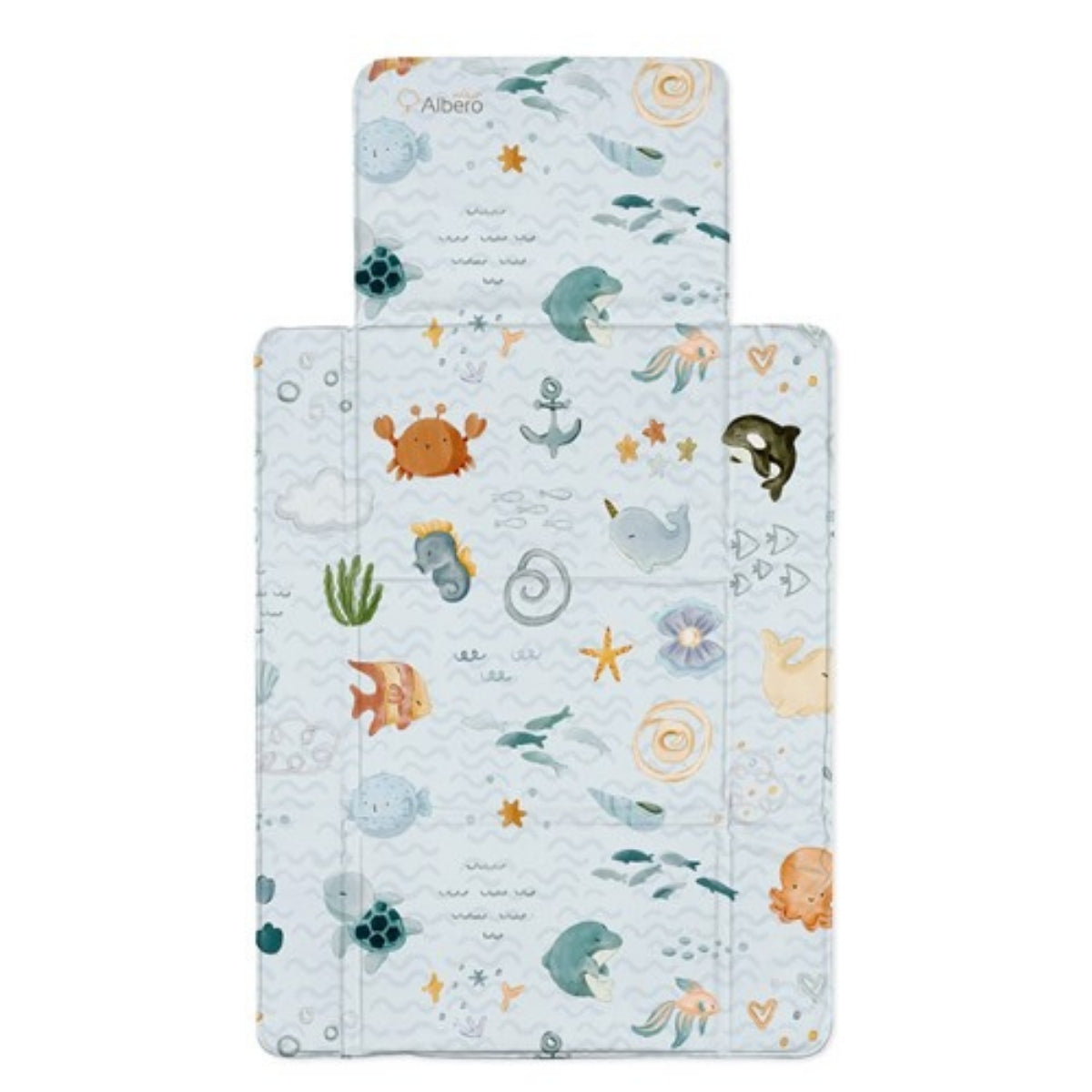 Cambiador Plegable De Viaje Plastificado Sea World_4