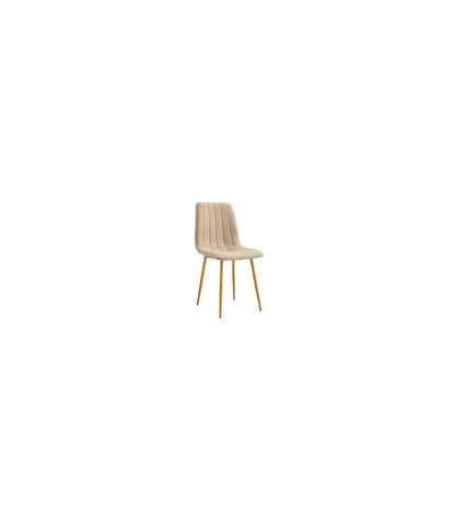 Pack De 4 Sillas Para Cocina O Comedor Nails Tapizado Textil Beige/roble, 87cm(alto) 44cm(_0
