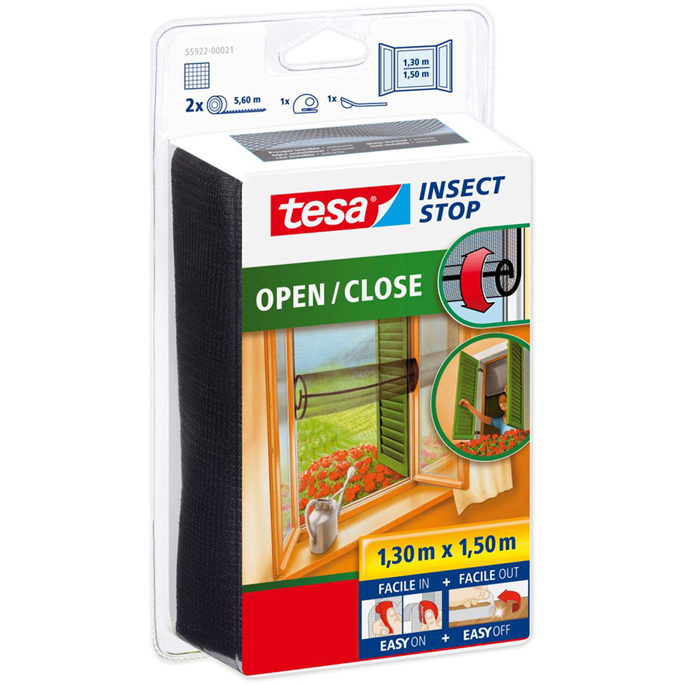 Malla Mosquitera Contraventana Tesa 1,30x1,50 M Negra_0