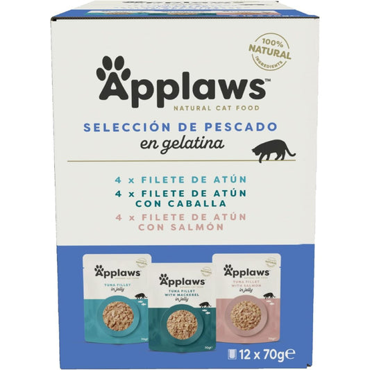Applaws Cat Sachet Fish Selection Multipack 12 x 70 g Ração húmida para gatos