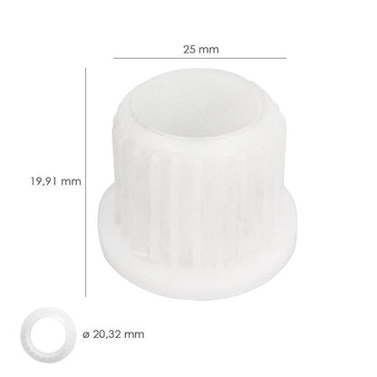 Casquillo De Recambio Para Espiral Maquina Picar Carne Oryx Nº 10 Y 12