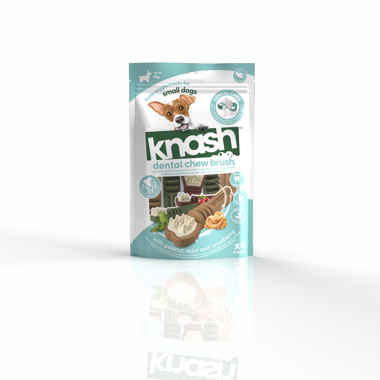 Knash Snack Dental Cepillo Para Perro S 2 Boslas X 6 Uds_1