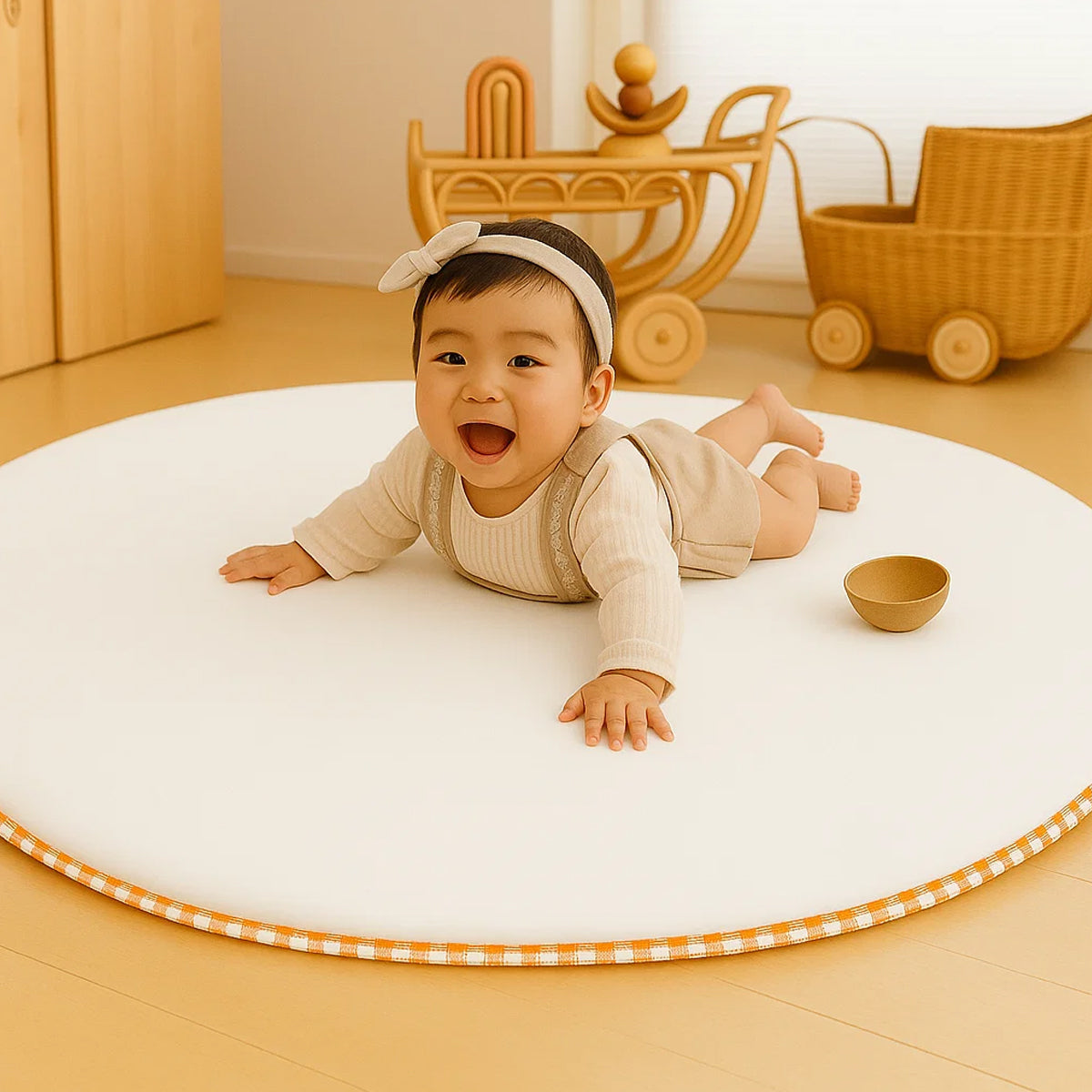 Alfombra De Actividad En Algodón Bio Blanco_4