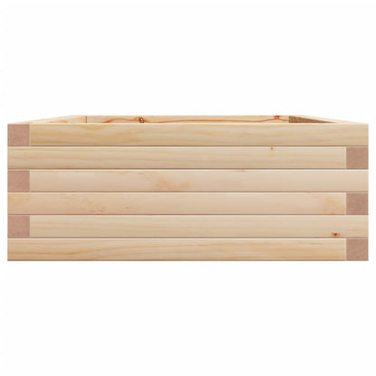 Jardinera De Madera Maciza De Pino 90x60x23 Cm_5