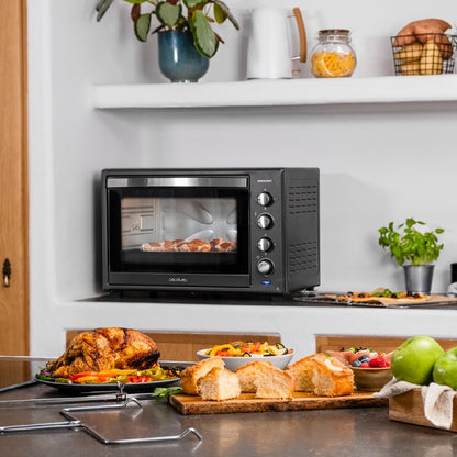 Cecotec Horno Sobremesa De Convección Bake&toast 6000 Black Gyro. 2000 W Capacidad 60 L 12 Funciones Combinables Incluye_1
