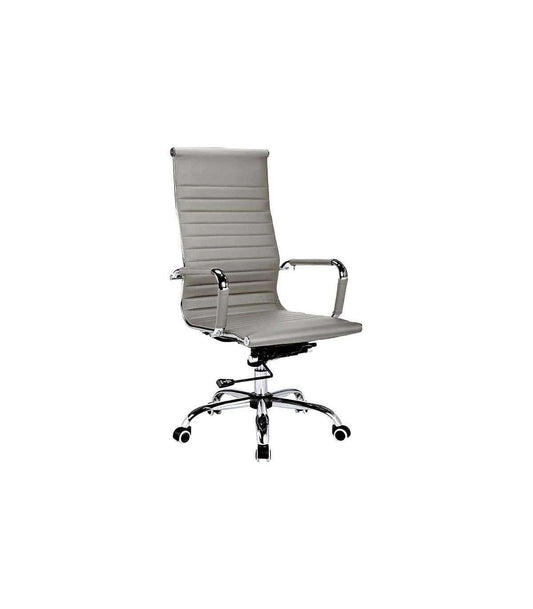 Silla Despacho Giratoria Elevable Acabado Gris, 60 Cm(ancho) 108-115 Cm(altura) 66 Cm(fond_0