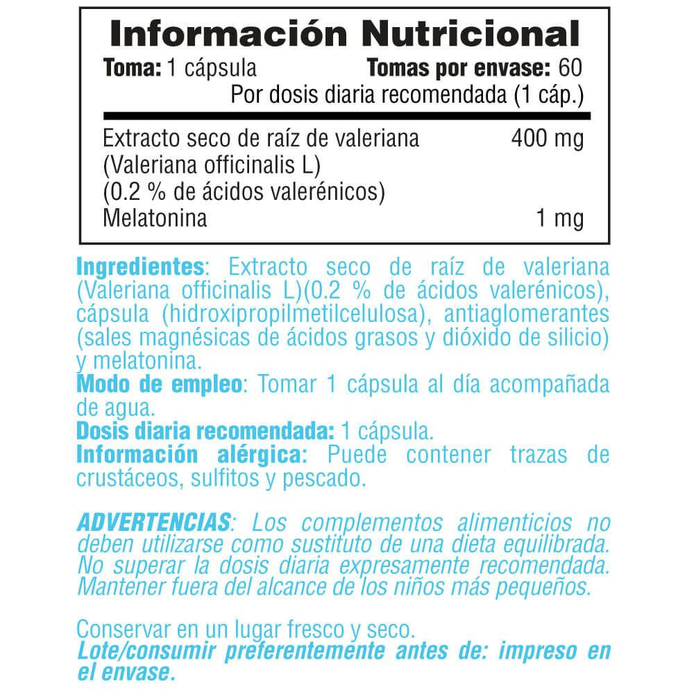Melatonina Y Valeriana - 60 Cápsulas Vegetales - Mejora Del Sueño - Smart Supplements_4