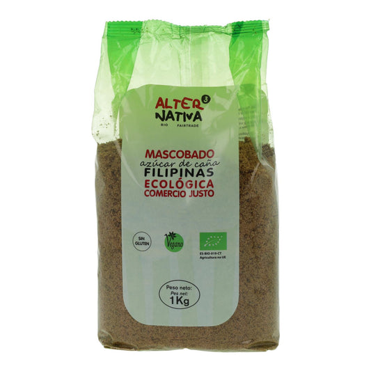 Alternativa ao açúcar de cana Mascobado, 1 kg