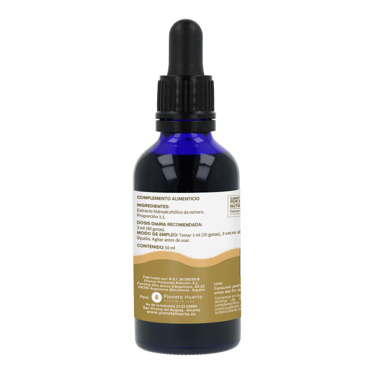 Extrato de Alecrim Planeta Huerto 50 ml.