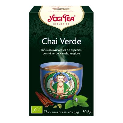 Yogi Tea BIO Green Chai, 17 saquetas de chá