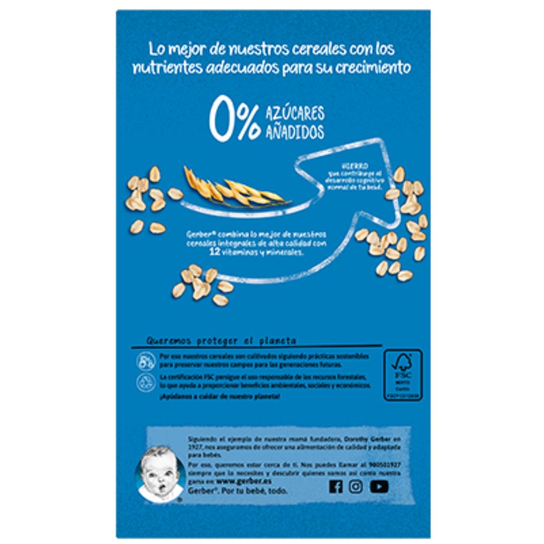 Papas Gerber 8 grãos 0% açúcares adicionados 475 g