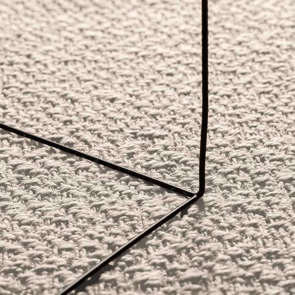 Vidaxl Alfombra Zizur Apariencia Yute Interior Exterior Crema_3