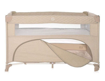Cuna De Viaje Con Apertura Lateral Up And Down Fog beige_3