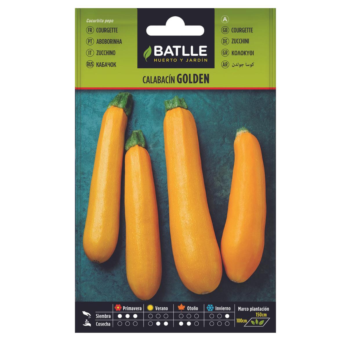 Sementes de Curgete Golden Batlle