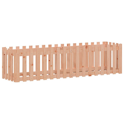 Arriate Elevado Jardín Valla Madera Maciza Douglas 200x50x50 Cm_3
