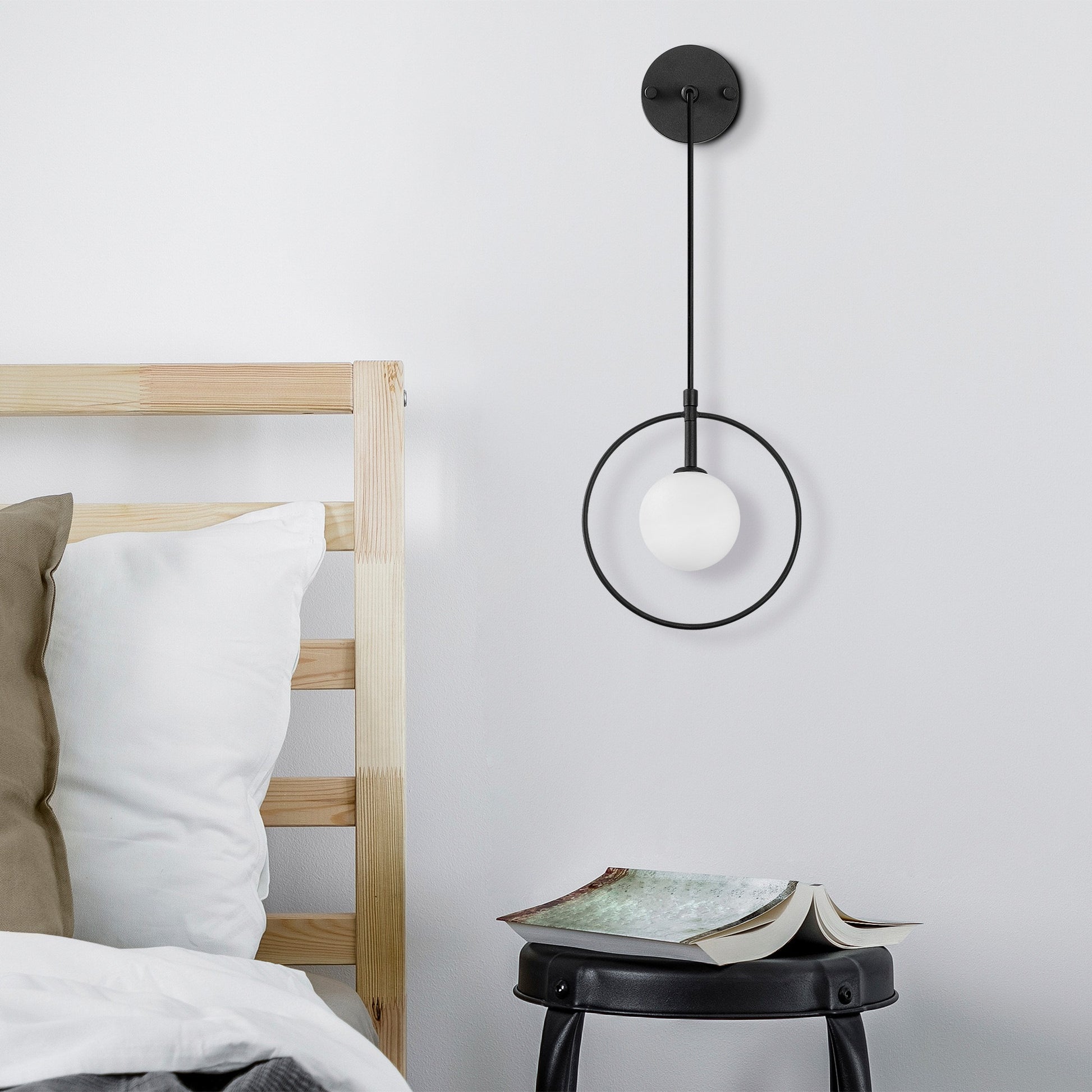 Aplique De Pared, Metal , Negro, 21x15x40, Casquillo G9 Max 10 W_5
