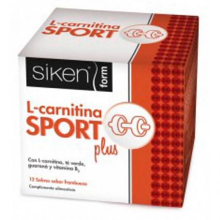 Siken Form L-Carnitina Sport Plus Sabor a Framboesa 12 Envelopes