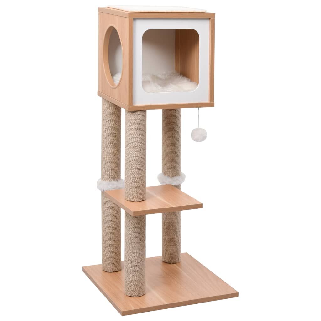 Vidaxl Rascador Para Gatos Con Alfombra Rascadora De Sisal 90 Cm_0