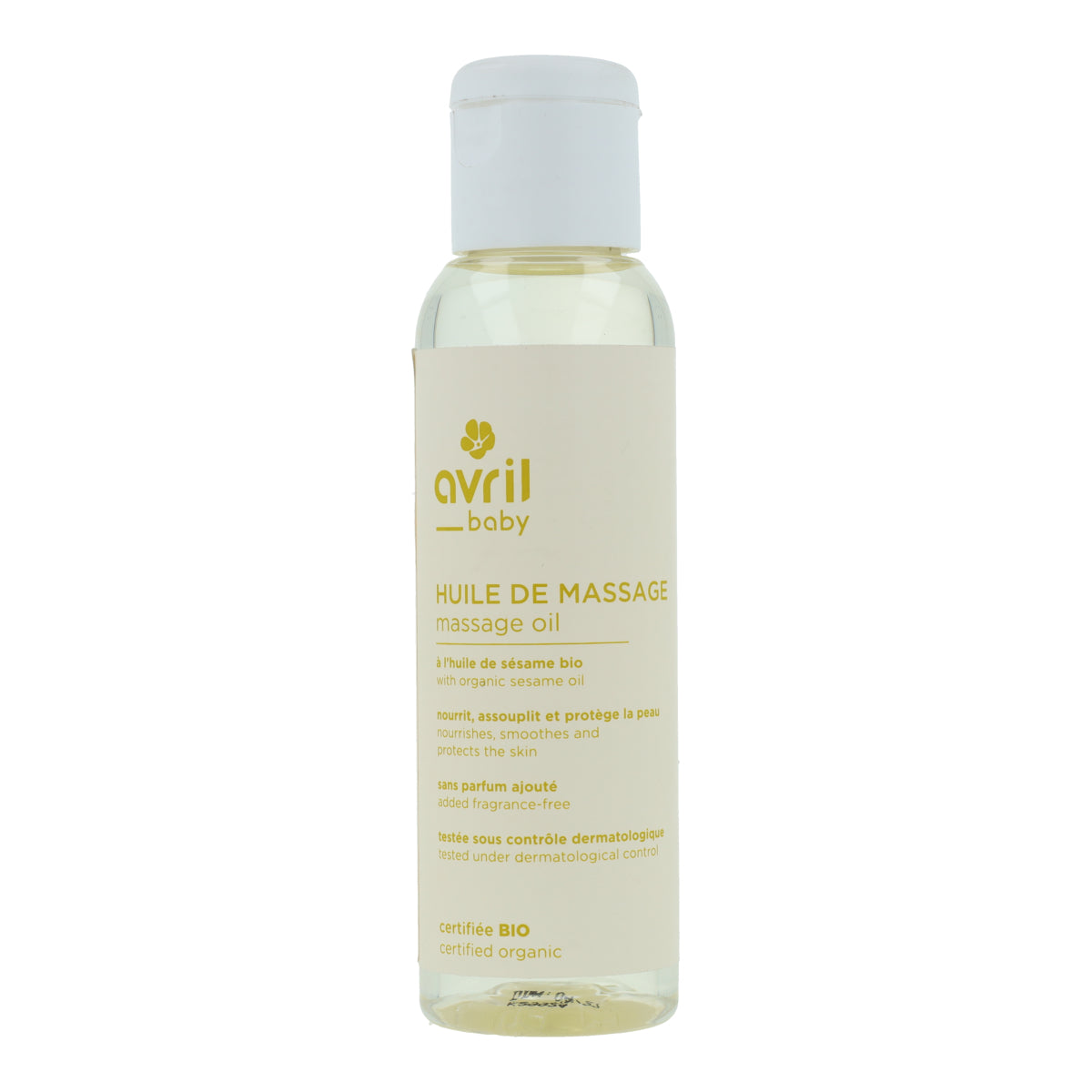Aceite de masajes especial bebés BIO Avril 100 ml