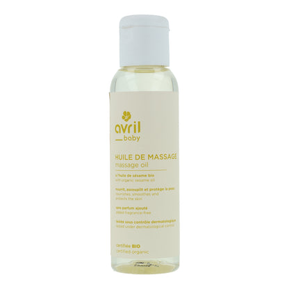 Aceite de masajes especial bebés BIO Avril 100 ml