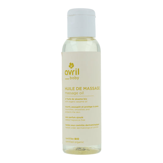 Óleo de Massagem Especial para Bebés Avril Organic 100 ml