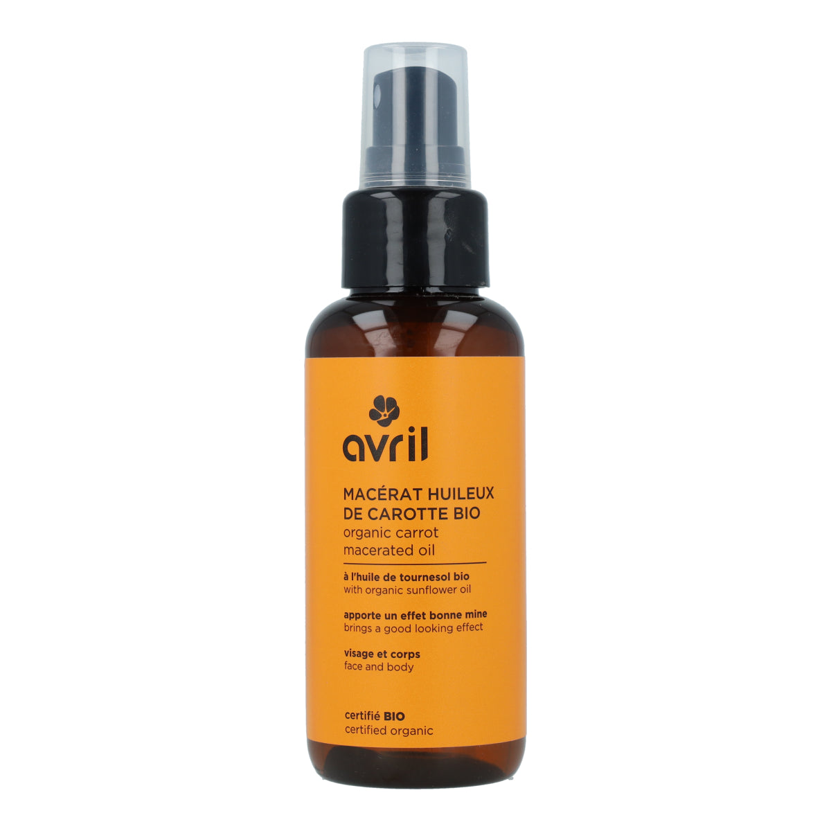 Óleo vegetal macerado 100 ml Cenoura
