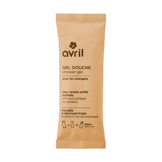 Gel de ducha en polvo para reconstituir Flor de Naranja Avril 30g