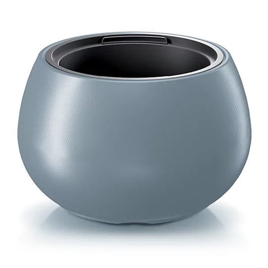 Maceta Heos 32l., Con Depósito, Dimensiones (mm) 436x436x270, Color Gris Claro_0
