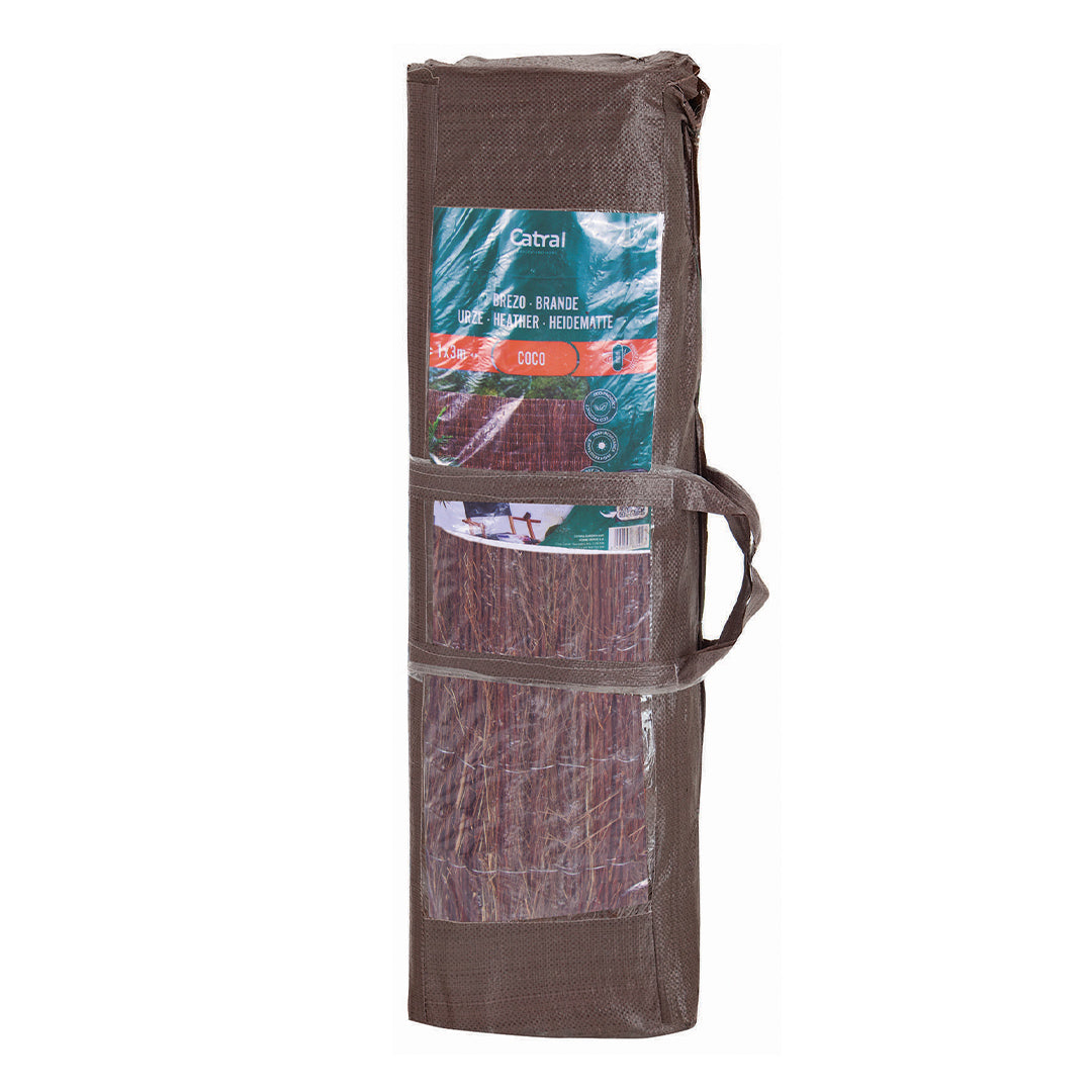 Cerramiento De Brezo Y Coco: Natural Y Resistente - 2x3 M - Multicolor_0