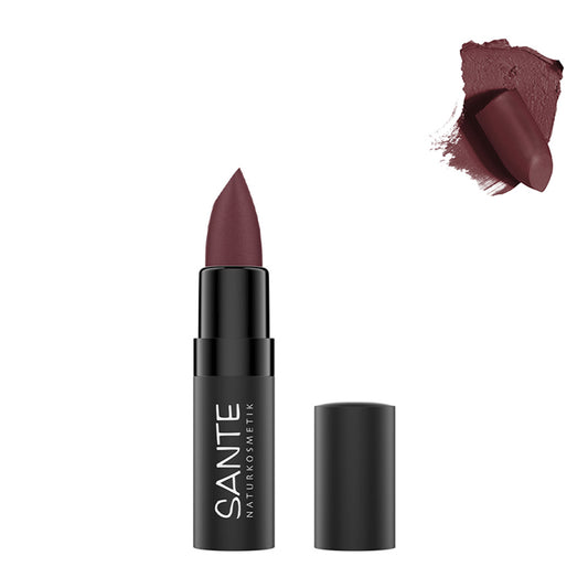Batom Matte 08 Vibrant Plum, Sante, 4,5g