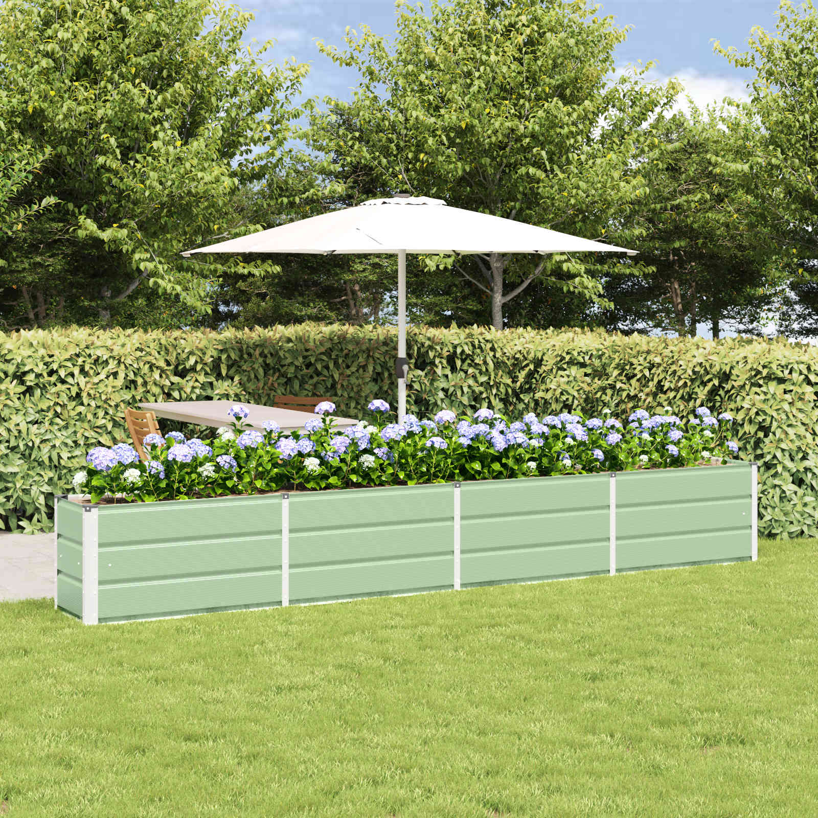Jardinera Verde 320 X 40 X 45 Cm Acero_1