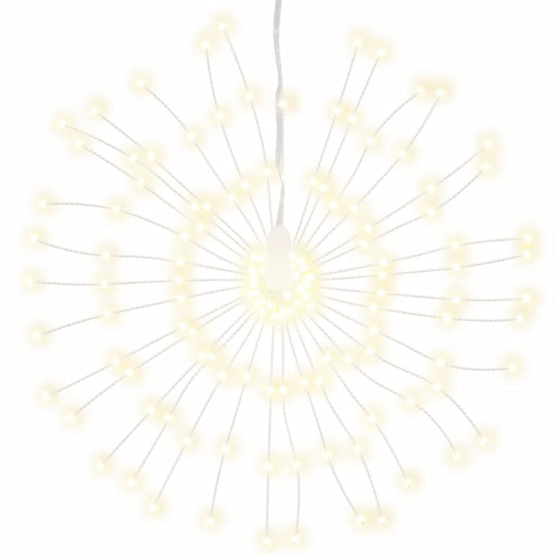Vidaxl Luz De Petardo De Navidad Exterior Blanco Cálido 280 Leds 20 Cm_5