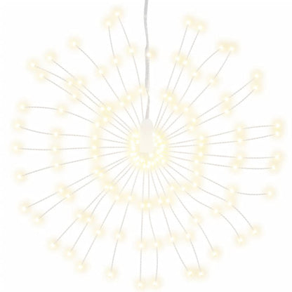Vidaxl Luz De Petardo De Navidad Exterior Blanco Cálido 280 Leds 20 Cm_5