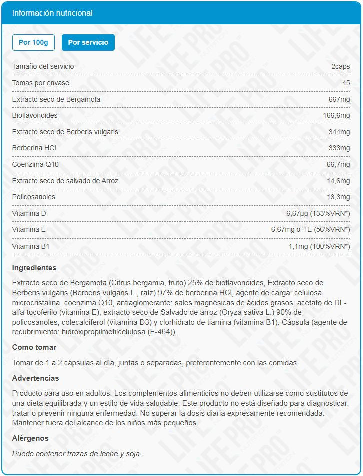 Colesscor - 90 Cápsulas - Colesterol - Lifepro_5