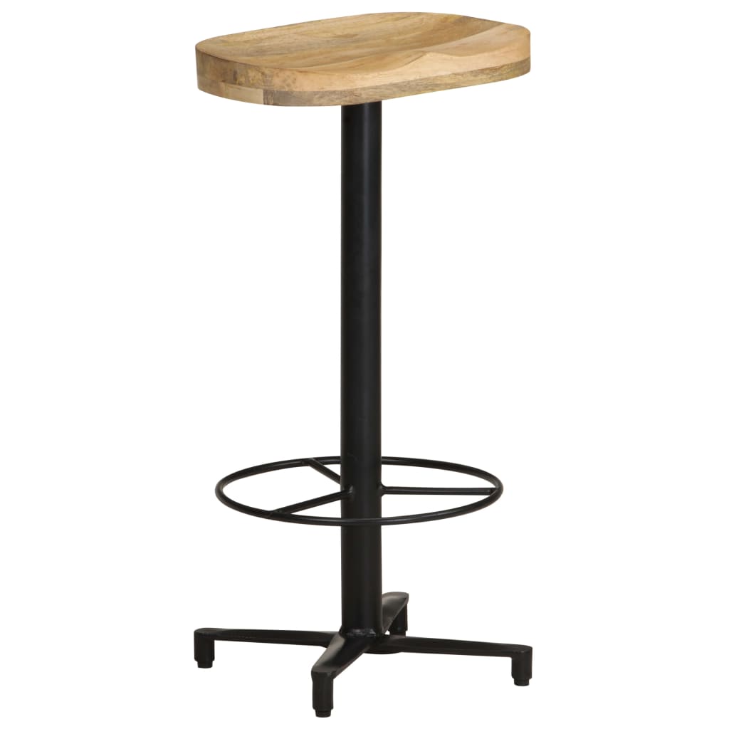 Taburetes De Cocina 2 Unidades Madera Maciza De Mango 76 Cm_0