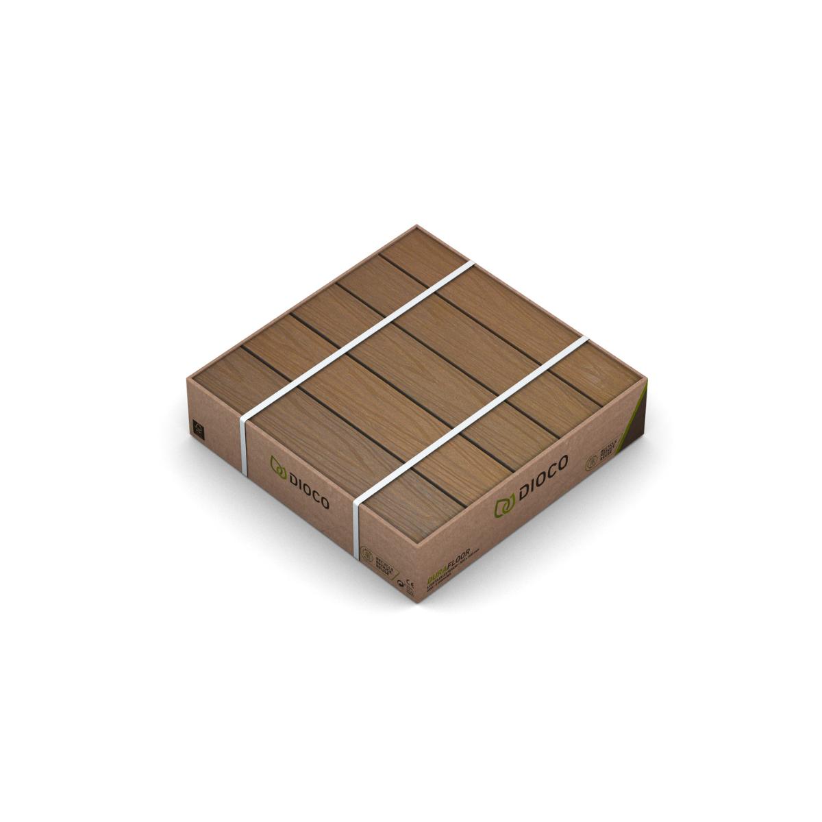 Embalagem de 4 peças compostas encapsuladas Durafloor 50x50 Dioco Teka