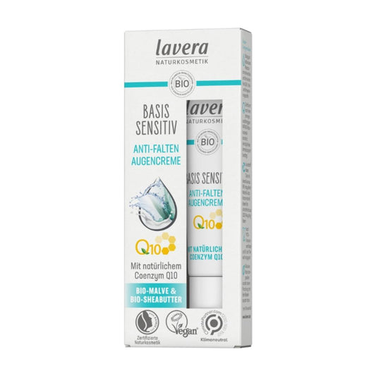 Creme contorno de olhos Q10 base sensível, Lavera 15 ml
