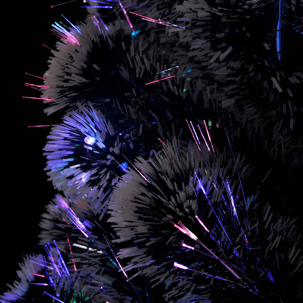Vidaxl Árbol De Navidad Artificial Con Soporte/led Fibra Óptica 150 Cm_4