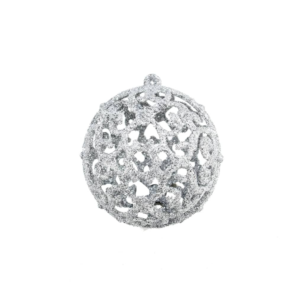 Vidaxl Lote De Bolas De Navidad 100 Unidades Plateadas 3/4/6 Cm_2