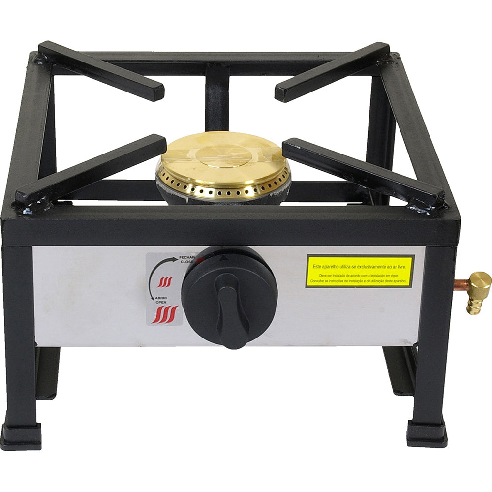 Cocina Portátil A Gas - 1 Fuego - Ø 100 Mm - 40x40 Cm_0