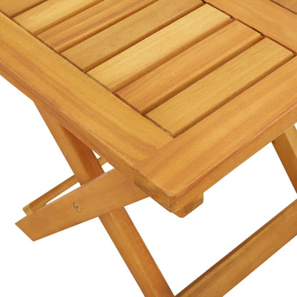 Tumbonas Con Mesa 2 Unidades Madera Maciza De Acacia / Vetonek_5