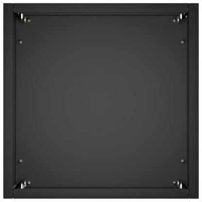 Macetero De Jardín 2 Uds. Negro 20 X 20 X 40 Cm_4